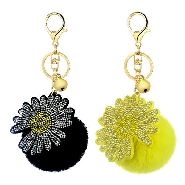 korean version of the daisy series hair ball key chain pendant diy hair ball key chain bag accessories car pendant, Silver
korean version of the daisy series hair ball key chain pendant diy hair ball key chain bag accessories car pendant, Silver