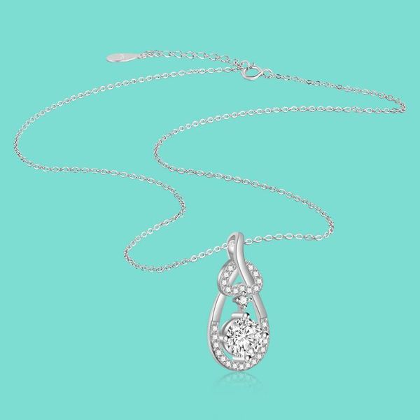 100% original 925 silver necklace women noble cubic zircon water drop pendant necklace fine rose gold jewelry party accessories
100% original 925 silver necklace women noble cubic zircon water drop pendant necklace fine rose gold jewelry party accessories
