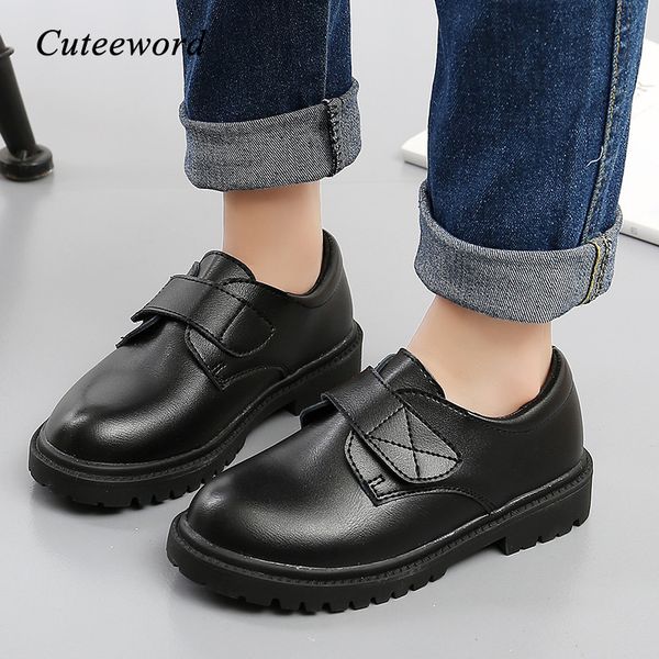 flat shoes brand boys leather children 2021 fashion black soft bottom students comfortable non-slip kids shoe 27-38, Black;grey
flat shoes brand boys leather children 2021 fashion black soft bottom students comfortable non-slip kids shoe 27-38, Black;grey