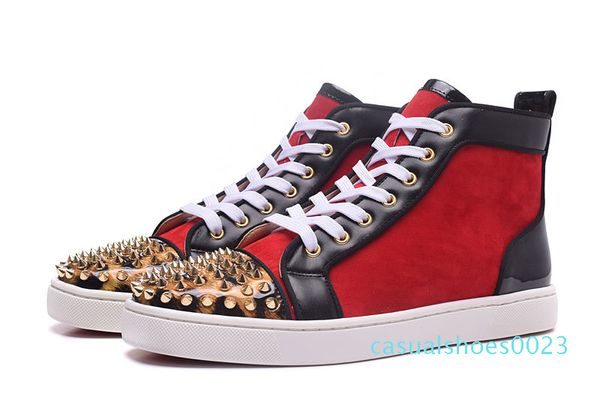 drop ship mens women colorful glitter genuine leather black fashion red bottom sneakers high casual shoes 35-46 qa23
drop ship mens women colorful glitter genuine leather black fashion red bottom sneakers high casual shoes 35-46 qa23