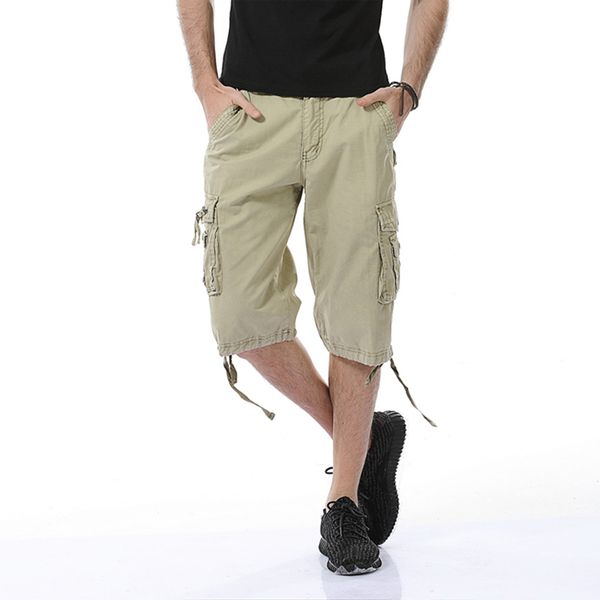 men's shorts 2021 brand men knee length cotton frock multi pocket fashion casual overalls can wear size add 30- 38, White;black
men's shorts 2021 brand men knee length cotton frock multi pocket fashion casual overalls can wear size add 30- 38, White;black