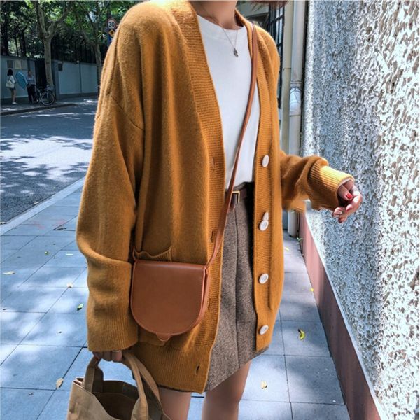 fashion ladies sweaters autumn plus size casual solid color cardigan women sweater fashion elegant pocket outerwear, White
fashion ladies sweaters autumn plus size casual solid color cardigan women sweater fashion elegant pocket outerwear, White