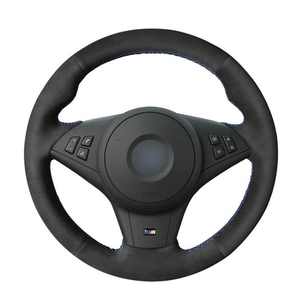 hand sew black suede car steering wheel cover for e60 e63 e64 cabrio m6 2005 2006 2007 2008 2009 2010
hand sew black suede car steering wheel cover for e60 e63 e64 cabrio m6 2005 2006 2007 2008 2009 2010