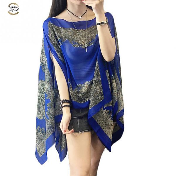 sun fashion protection beach shawl blouses summer beachwear woman chiffon flower printing scarf shawl chiffon cover ups, White
sun fashion protection beach shawl blouses summer beachwear woman chiffon flower printing scarf shawl chiffon cover ups, White