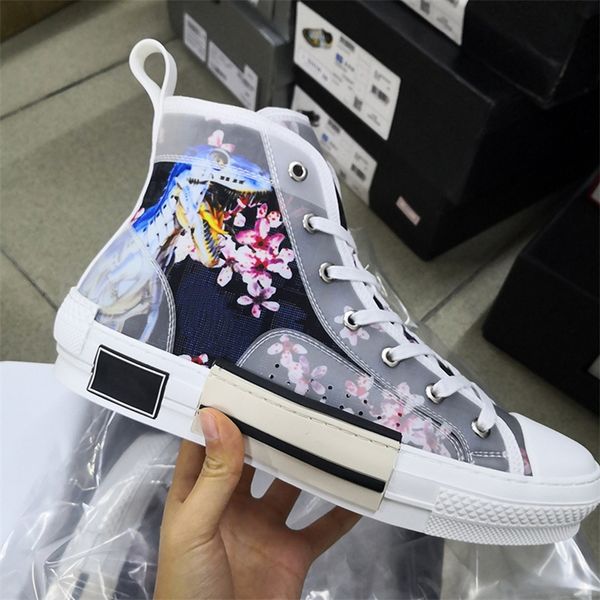 b23 oblique sneaker men women high-shoes 3m flowers dinosaur zebra technical canvas shoes low-cut trainers rubber sole with box, Black
b23 oblique sneaker men women high-shoes 3m flowers dinosaur zebra technical canvas shoes low-cut trainers rubber sole with box, Black