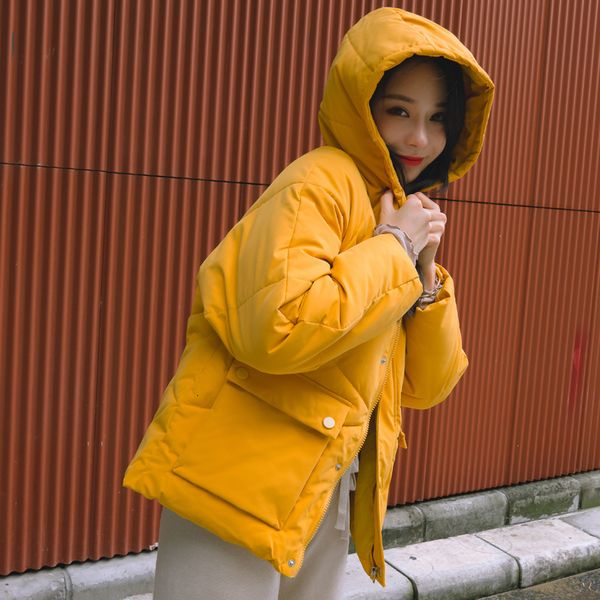 clothes woman short fund easy down cotton woman winter loose coat student little chap cotton-padded jacket 2019 tide, Tan;black
clothes woman short fund easy down cotton woman winter loose coat student little chap cotton-padded jacket 2019 tide, Tan;black