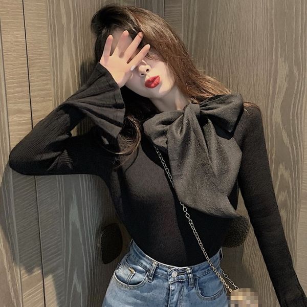 i love it crazy big tie sweater slim fit so female fashion flare sleeve knitted women pullover pull femme jersey mujer, White;black
i love it crazy big tie sweater slim fit so female fashion flare sleeve knitted women pullover pull femme jersey mujer, White;black