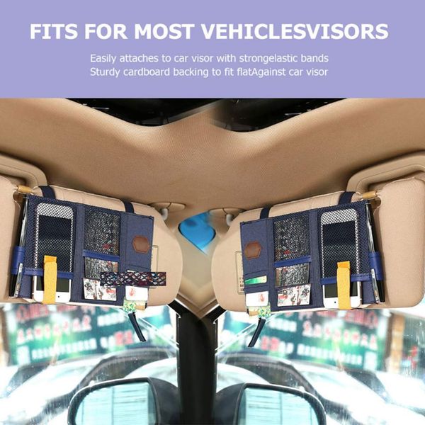 bill mobile phone visor organizer car decoration auto interior large capacity pen grid zipper storage case note document
bill mobile phone visor organizer car decoration auto interior large capacity pen grid zipper storage case note document