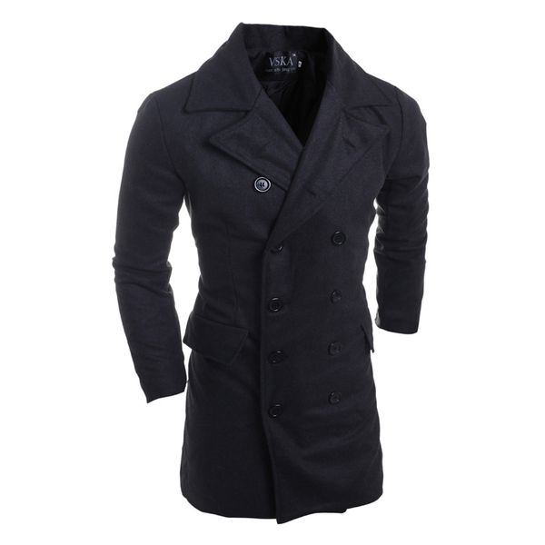 mens winter coat woolen coat large size fashion male jacket coat with 3 colors asian size m-2xl, Black
mens winter coat woolen coat large size fashion male jacket coat with 3 colors asian size m-2xl, Black