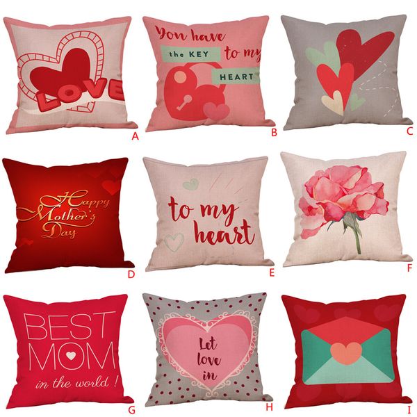 cushions happy mother's day pillow linen car home decorative printed heart red love mom cushion kussens woondecoratie
cushions happy mother's day pillow linen car home decorative printed heart red love mom cushion kussens woondecoratie