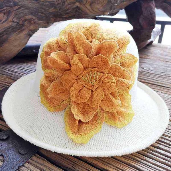 2019 new national wind embroidery three-dimensional flower bucket hat fisherman hat sun cap hats for women 65, Blue;gray
2019 new national wind embroidery three-dimensional flower bucket hat fisherman hat sun cap hats for women 65, Blue;gray