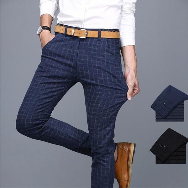 size 28-38 2019 new men fashion casual pants plaid slim stretch pencil cotton long straight pants business trousers high quality, Black
size 28-38 2019 new men fashion casual pants plaid slim stretch pencil cotton long straight pants business trousers high quality, Black