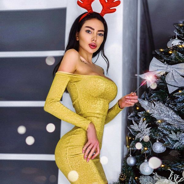 women elegant ladies long sleeve dress sequined off shoulder club party slim pencil mini dress new fashion female vastido, Black;gray
women elegant ladies long sleeve dress sequined off shoulder club party slim pencil mini dress new fashion female vastido, Black;gray