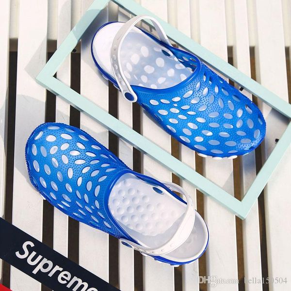 designer sandals men's sandals shoes breathable hollow outside flip-flops rubber garden wading shoes hole shoes jelly beach slip, Black
designer sandals men's sandals shoes breathable hollow outside flip-flops rubber garden wading shoes hole shoes jelly beach slip, Black