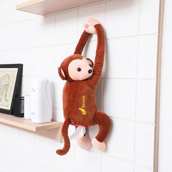 cute monkey shape tissue box hanging type modern home napkins holder case car interior products organizer home decoration
cute monkey shape tissue box hanging type modern home napkins holder case car interior products organizer home decoration
