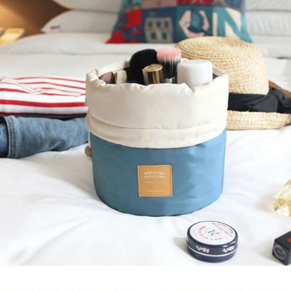 barrel cosmetic bag travel wash pouch drawstring drum makeup toiletry organizer storage waterproof female storage make up cases
barrel cosmetic bag travel wash pouch drawstring drum makeup toiletry organizer storage waterproof female storage make up cases