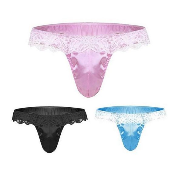 women's panties mens thong satin underwear sissy lace gay men shiny fetish lingerie low rise stretchy bikini briefs, Black;pink
women's panties mens thong satin underwear sissy lace gay men shiny fetish lingerie low rise stretchy bikini briefs, Black;pink