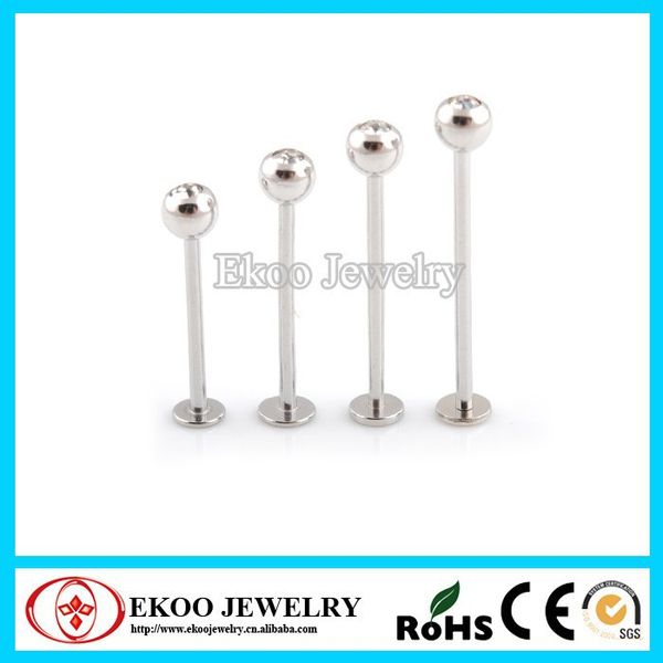 316l surgical steel cheek piercing extra long labret with cz gem labret piercing, Slivery;golden
316l surgical steel cheek piercing extra long labret with cz gem labret piercing, Slivery;golden