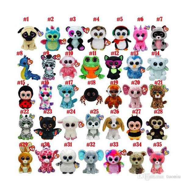 35 дизайн ty beanie boos плюшевые мягкие игрушки 15см оптовая большие глаза животные мягкие куклы для детей день рождения подарки ти игрушки
35 дизайн ty beanie boos плюшевые мягкие игрушки 15см оптовая большие глаза животные мягкие куклы для детей день рождения подарки ти игрушки
