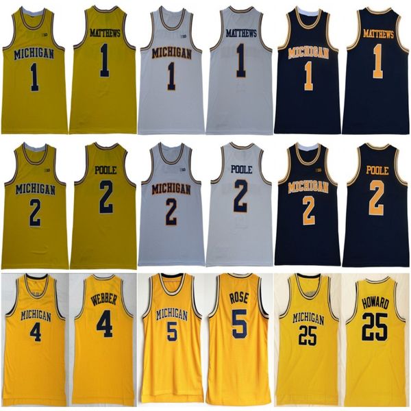 2019 michigan wolverines 1 charles matthews 2 jodan poole 5 jalen rose 4 chris webber 25 juwan howard 41 glen rice college basketball jersey, Black
2019 michigan wolverines 1 charles matthews 2 jodan poole 5 jalen rose 4 chris webber 25 juwan howard 41 glen rice college basketball jersey, Black