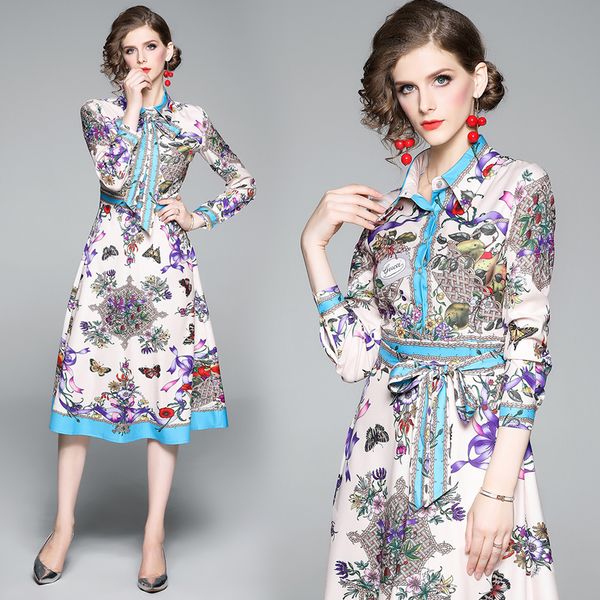 quality luxury runway dress long sleeve women lapel neck party prom bow ladies button shirt dress elegant floral office designer dresses, Black;pink
quality luxury runway dress long sleeve women lapel neck party prom bow ladies button shirt dress elegant floral office designer dresses, Black;pink