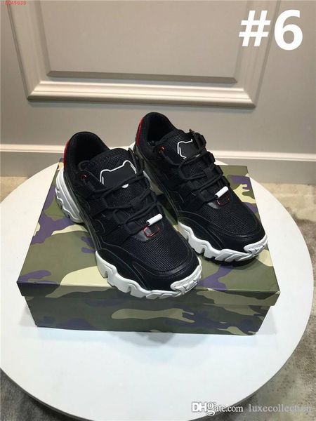 lovers latest color matching sneaker leather with mesh fabric comfortable breathable low-thick sole jogging shoes,with box, Black
lovers latest color matching sneaker leather with mesh fabric comfortable breathable low-thick sole jogging shoes,with box, Black