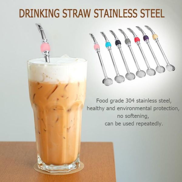 7 colorful stainless steel straws reusable straight bent metal drinking straw with cleaner brush set party bar accessories
7 colorful stainless steel straws reusable straight bent metal drinking straw with cleaner brush set party bar accessories