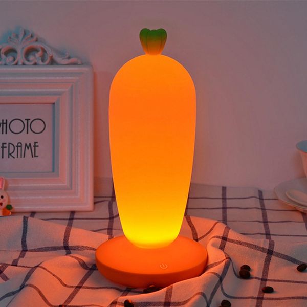 brelong touch creative carrot shape night light girl bedroom bedside sleeping night light white / pink / orange
brelong touch creative carrot shape night light girl bedroom bedside sleeping night light white / pink / orange