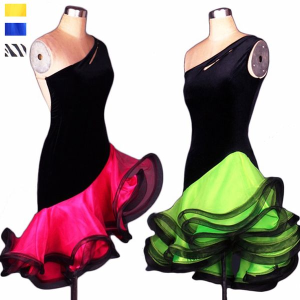 stage wear adult/children latin dance dress women girls/lady competition cha rumba samba tango dancing practice performance dq3031, Black;red
stage wear adult/children latin dance dress women girls/lady competition cha rumba samba tango dancing practice performance dq3031, Black;red
