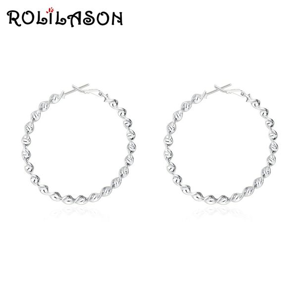 rolilason romantic fashion twisted circle silver curvy hoop earring dinner casual daily party women je1193, Golden
rolilason romantic fashion twisted circle silver curvy hoop earring dinner casual daily party women je1193, Golden