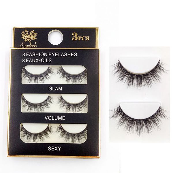 3d soft simulation false eyelashes handmade stereo natural crisscross thick makeup fake eye lashes 3pairs per package
3d soft simulation false eyelashes handmade stereo natural crisscross thick makeup fake eye lashes 3pairs per package