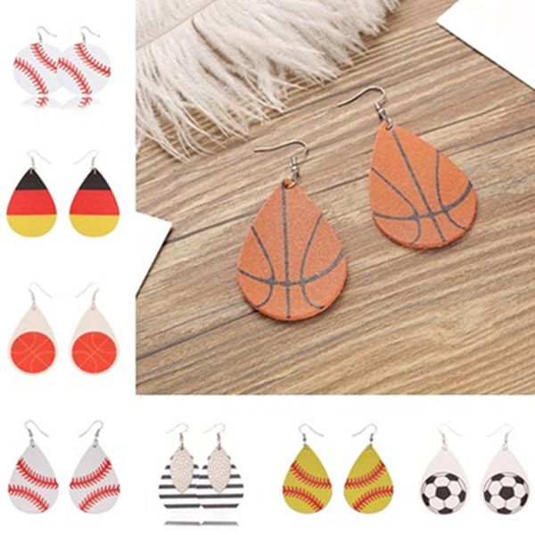 various styles drop shape earrings football baseball charm flag earrings birthday gift party gifts t7c5020, Red;brown 
various styles drop shape earrings football baseball charm flag earrings birthday gift party gifts t7c5020, Red;brown