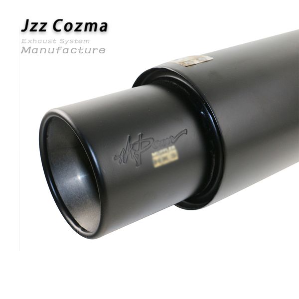 jzz universal muffler for car 51mm in black exhaust pipe stainless steel auto great sound straingth-through tailpipe
jzz universal muffler for car 51mm in black exhaust pipe stainless steel auto great sound straingth-through tailpipe