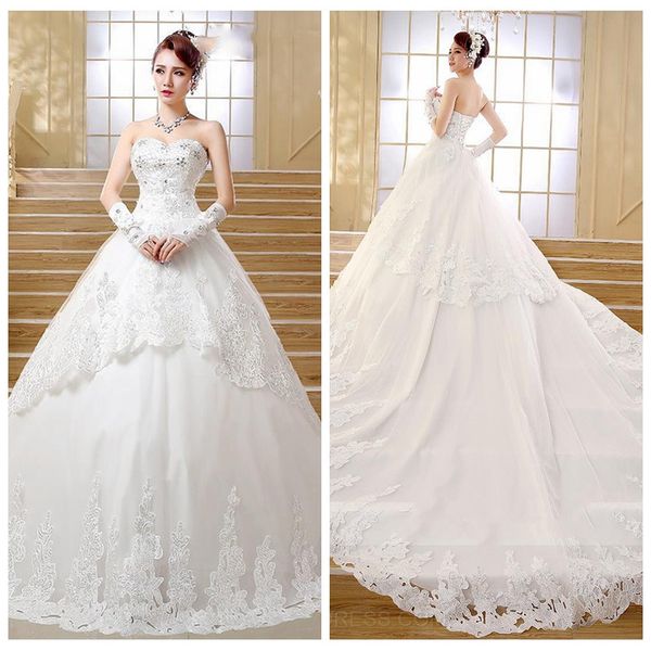 2020 sweetheart lace appliques a-line wedding dresses crystal beaded bridal gowns bandage back long robe de mariee middle east mariage, White
2020 sweetheart lace appliques a-line wedding dresses crystal beaded bridal gowns bandage back long robe de mariee middle east mariage, White