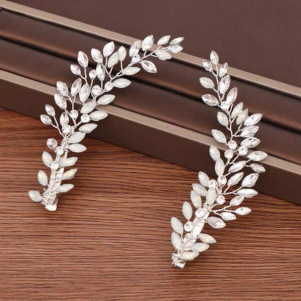 bride hair accessories wedding hair clip headdress handmade sliver crystal headband wedding tiara bridal hair ornament, Golden;white
bride hair accessories wedding hair clip headdress handmade sliver crystal headband wedding tiara bridal hair ornament, Golden;white