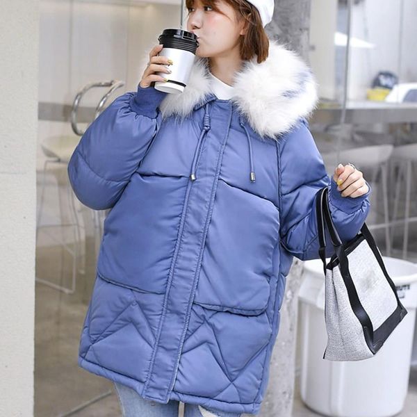 warm winter jacket women 2019 fashion hooded fur collar down cotton coat short korean solid loose large size female coat, Black
warm winter jacket women 2019 fashion hooded fur collar down cotton coat short korean solid loose large size female coat, Black