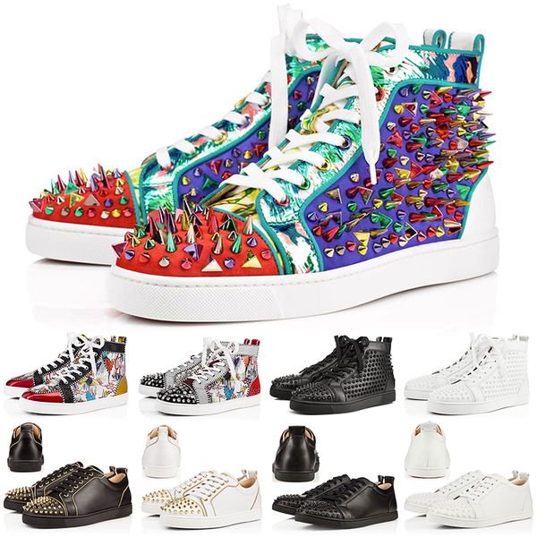 designer fashion studded spikes flats shoes red bottoms mens womens white black party lovers leather sneakers size 36-46 online sale
designer fashion studded spikes flats shoes red bottoms mens womens white black party lovers leather sneakers size 36-46 online sale