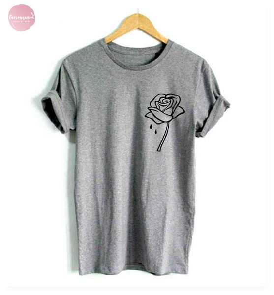 rose flower pocket women tshirt casual funny t shirt for lady tee short print hipster tumblr drop ship, White
rose flower pocket women tshirt casual funny t shirt for lady tee short print hipster tumblr drop ship, White
