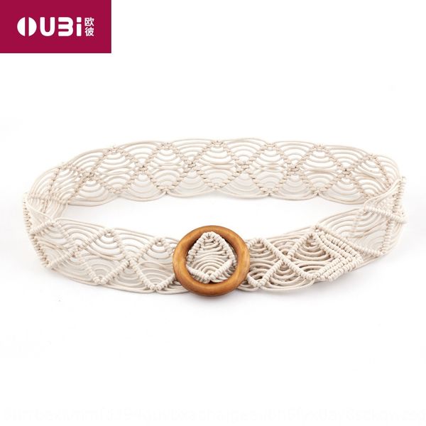 fashion waist decoration handmade woven belt women's all-match wooden buckle hemp rope hemp rope decorative dress, Black;brown
fashion waist decoration handmade woven belt women's all-match wooden buckle hemp rope hemp rope decorative dress, Black;brown