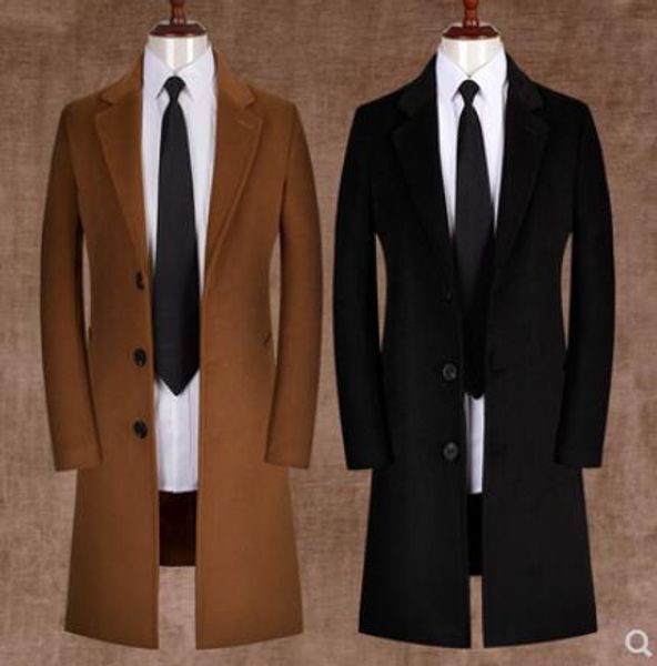 s-5xl 2019 new winter men's clothing thicken long woolen outerwear korean slim plus size casual wool overcoat, Black
s-5xl 2019 new winter men's clothing thicken long woolen outerwear korean slim plus size casual wool overcoat, Black
