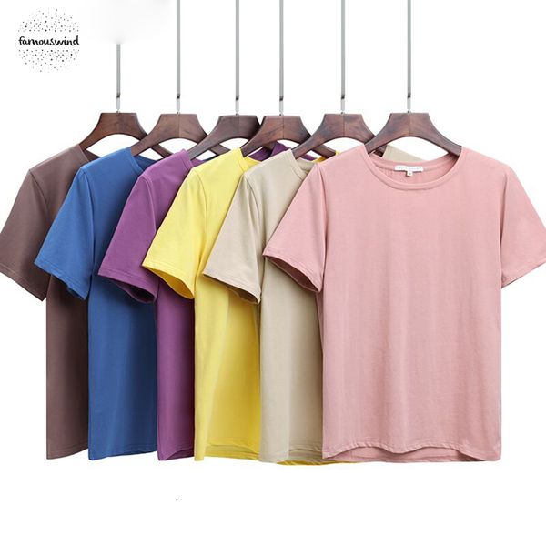 женщины лето хлопок t shirt стиль женщины сыпучие твердые рубашки женщины с коротким рукавом top o шеи t рубашки 12 цветов, White
женщины лето хлопок t shirt стиль женщины сыпучие твердые рубашки женщины с коротким рукавом top o шеи t рубашки 12 цветов, White