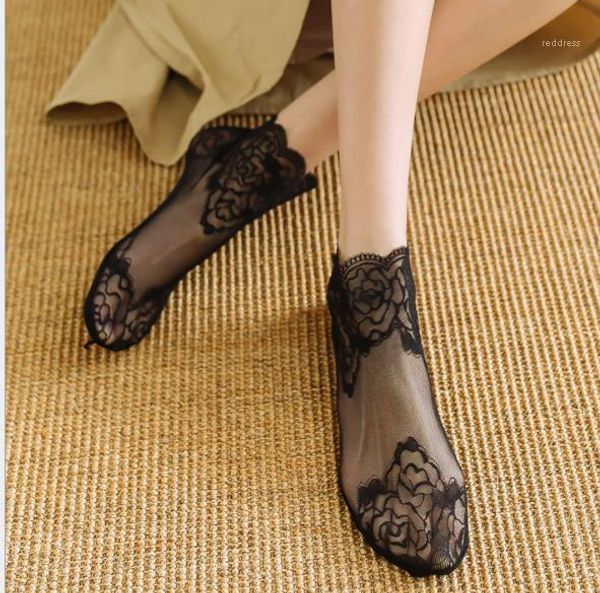 fashionable all match womens summer underwear lace solid floral printed womens socks breathable hollow out short socks casual, Black;white
fashionable all match womens summer underwear lace solid floral printed womens socks breathable hollow out short socks casual, Black;white