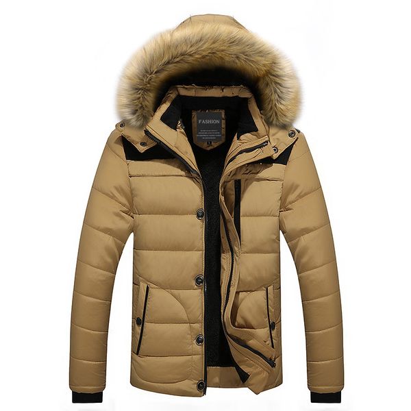 2019 winter men's cotton-padded clothes jacket raccoon fur collar hooded casual plus-size men's wear cotton-padded clothes plus, Black
2019 winter men's cotton-padded clothes jacket raccoon fur collar hooded casual plus-size men's wear cotton-padded clothes plus, Black