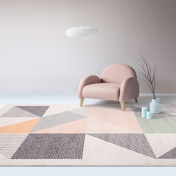nordic style pink geometric pattern rug big size pastoral living room carpet decoration floor mat for girl's room
nordic style pink geometric pattern rug big size pastoral living room carpet decoration floor mat for girl's room