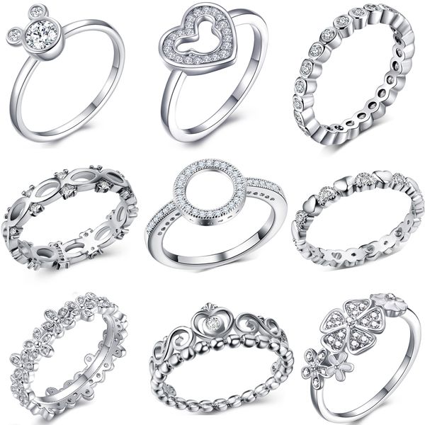 fashion crystal silver color ring for women flower love heart crown finger rings cocktail part brand ring jewelry dropshipping
fashion crystal silver color ring for women flower love heart crown finger rings cocktail part brand ring jewelry dropshipping