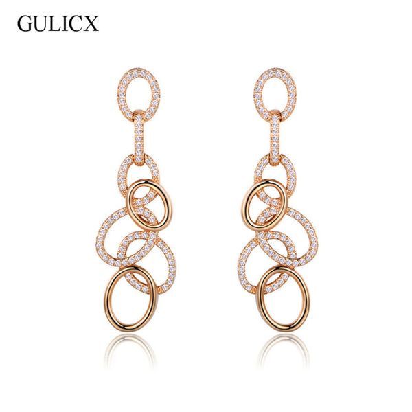 gulicx fashion geometric circle long drop earing for women gold-color cz zircon hollow dangle earrings party jewelry ae024, Silver
gulicx fashion geometric circle long drop earing for women gold-color cz zircon hollow dangle earrings party jewelry ae024, Silver