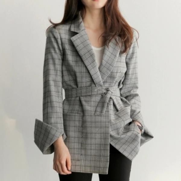 2019 new autumn women gray plaid office lady blazer fashion bow sashes split sleeve jackets elegant work blazers feminino lm84, White;black
2019 new autumn women gray plaid office lady blazer fashion bow sashes split sleeve jackets elegant work blazers feminino lm84, White;black