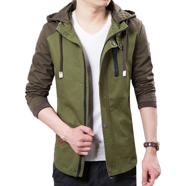 3xl casual hooded jackets winter men spring army green man jackets slim korea style jacket homme patchwork wiht nood, Black;brown
3xl casual hooded jackets winter men spring army green man jackets slim korea style jacket homme patchwork wiht nood, Black;brown