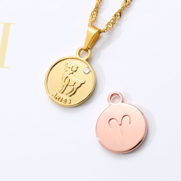 12 constellations charms necklace cute aries pendant water wave chain necklace women jewelry 12 horoscope wholesale dropshipping, Silver
12 constellations charms necklace cute aries pendant water wave chain necklace women jewelry 12 horoscope wholesale dropshipping, Silver