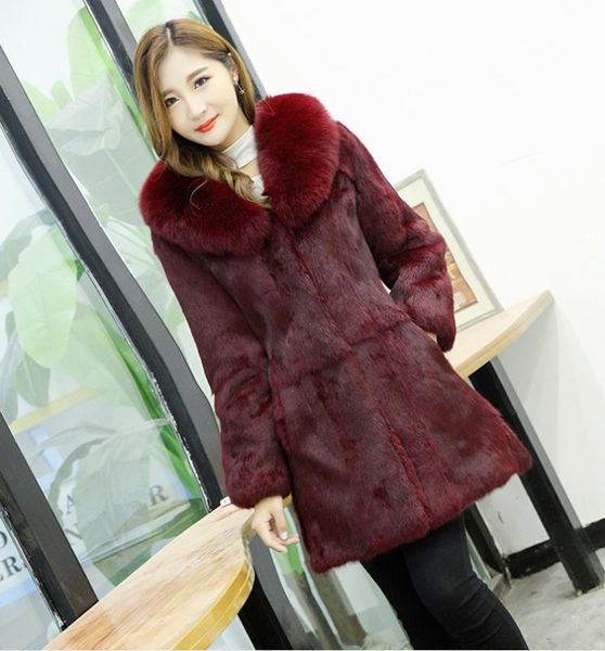 new women's real genuine natural fur coat with fur collar girl's fashion jacket outwear custom big size, Black
new women's real genuine natural fur coat with fur collar girl's fashion jacket outwear custom big size, Black